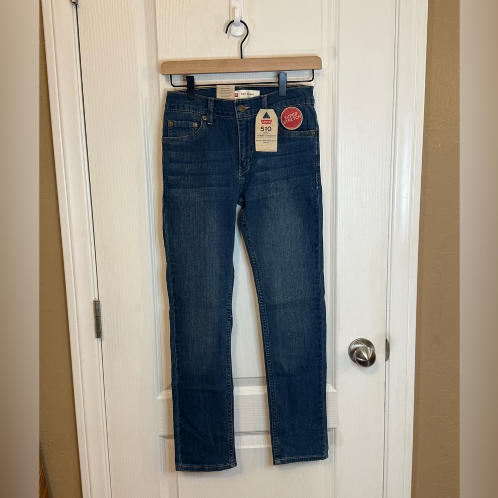 Levi's Dark Blue Skinny Jeans - Picture 1 of 4